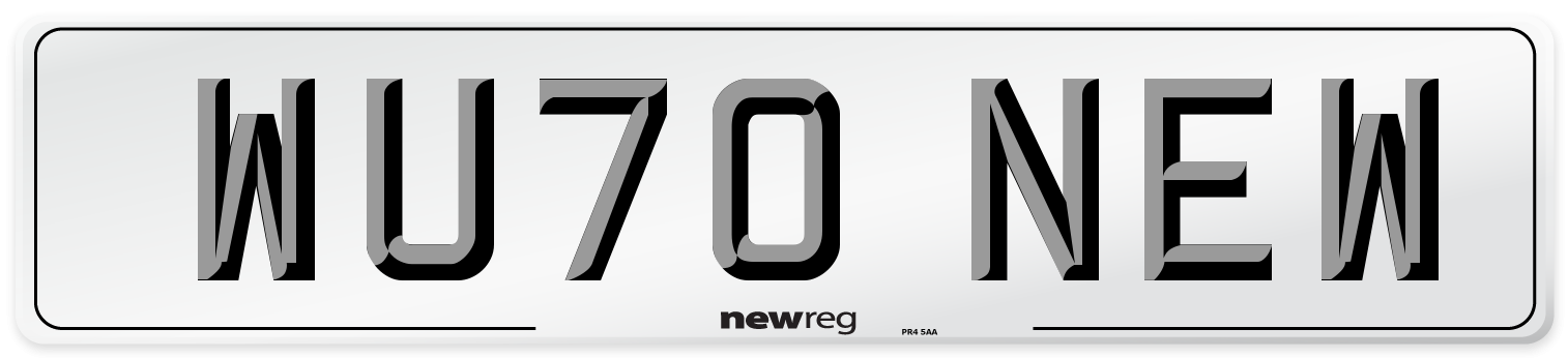 WU70 NEW Number Plate from New Reg